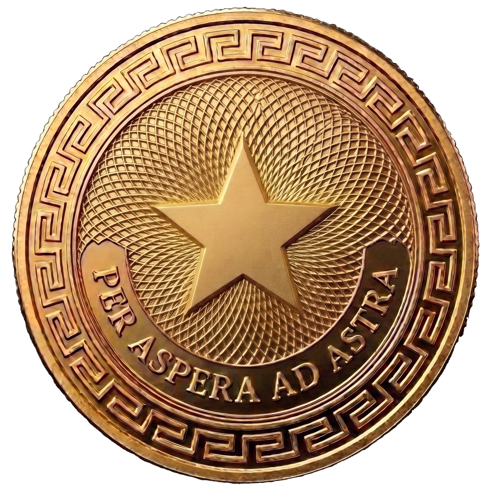 Porthos coin — back face